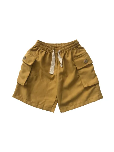 𝕓𝕠𝕪𝕤 | Remi Shorts In Mustard