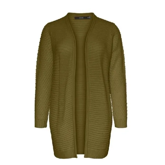 🎁 VERO MODA PURL LS OPEN CARDIGAN CURVE