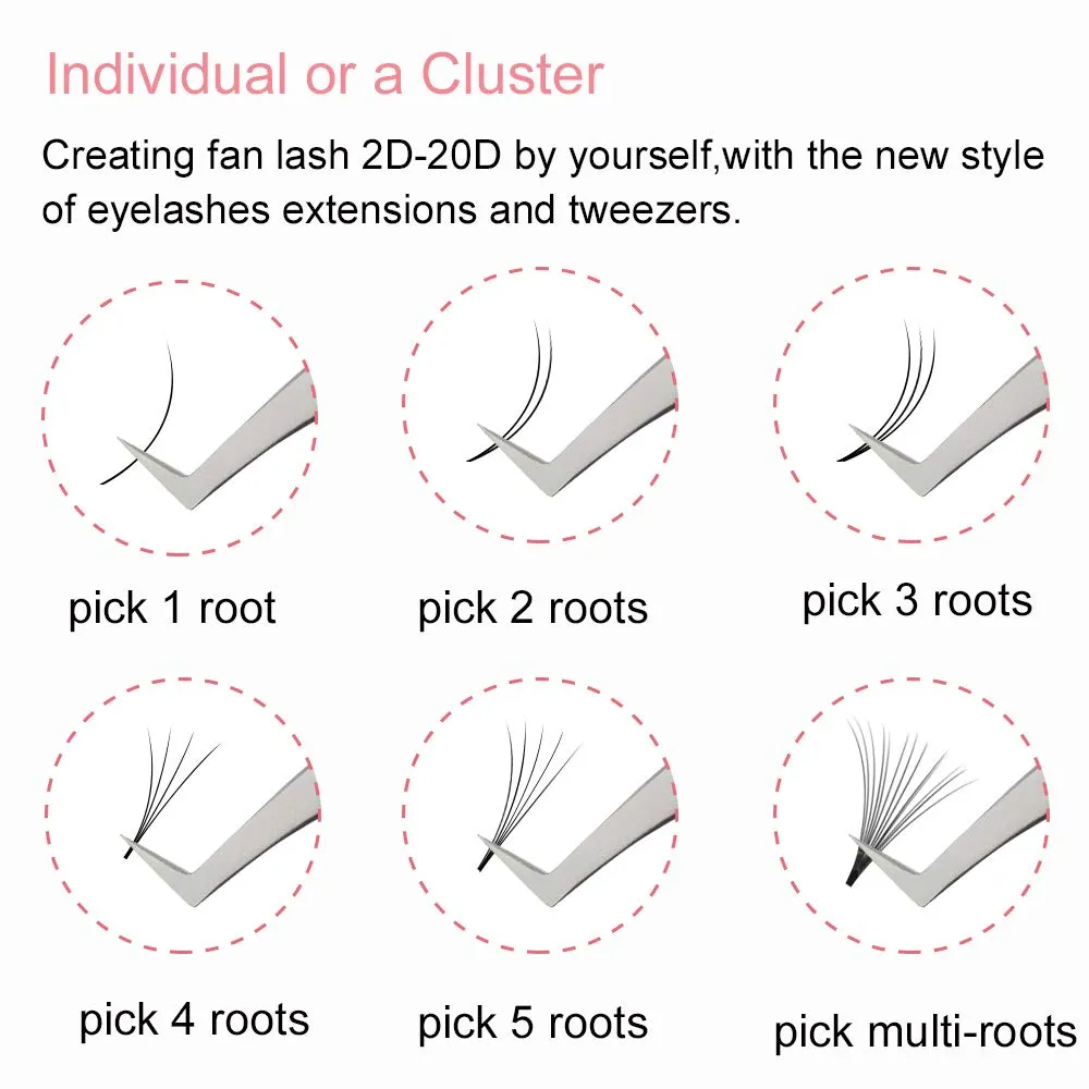 0.12mm Easy Fan Volume Lashes FK series| Quewel®