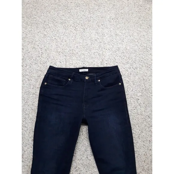 12/31 Good American Good Legs High Rise Dark Wash BLUE224 Skinny