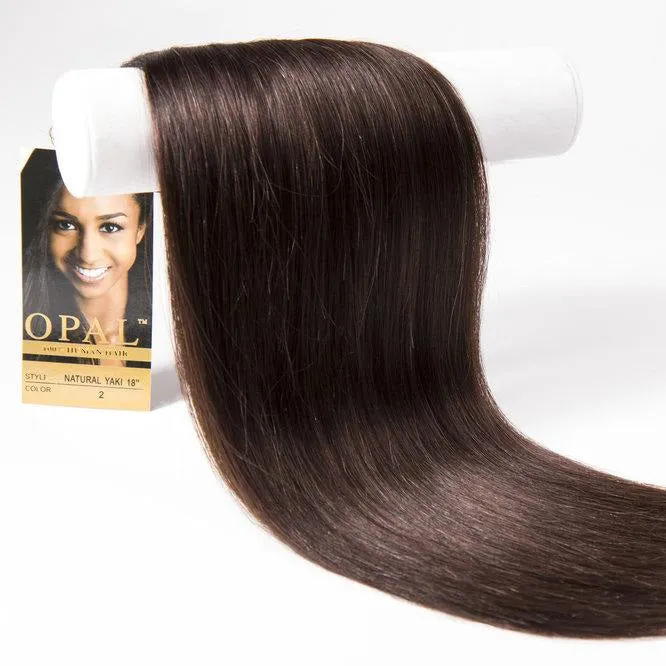 12" Opal 100% Human Hair Natural Yaki