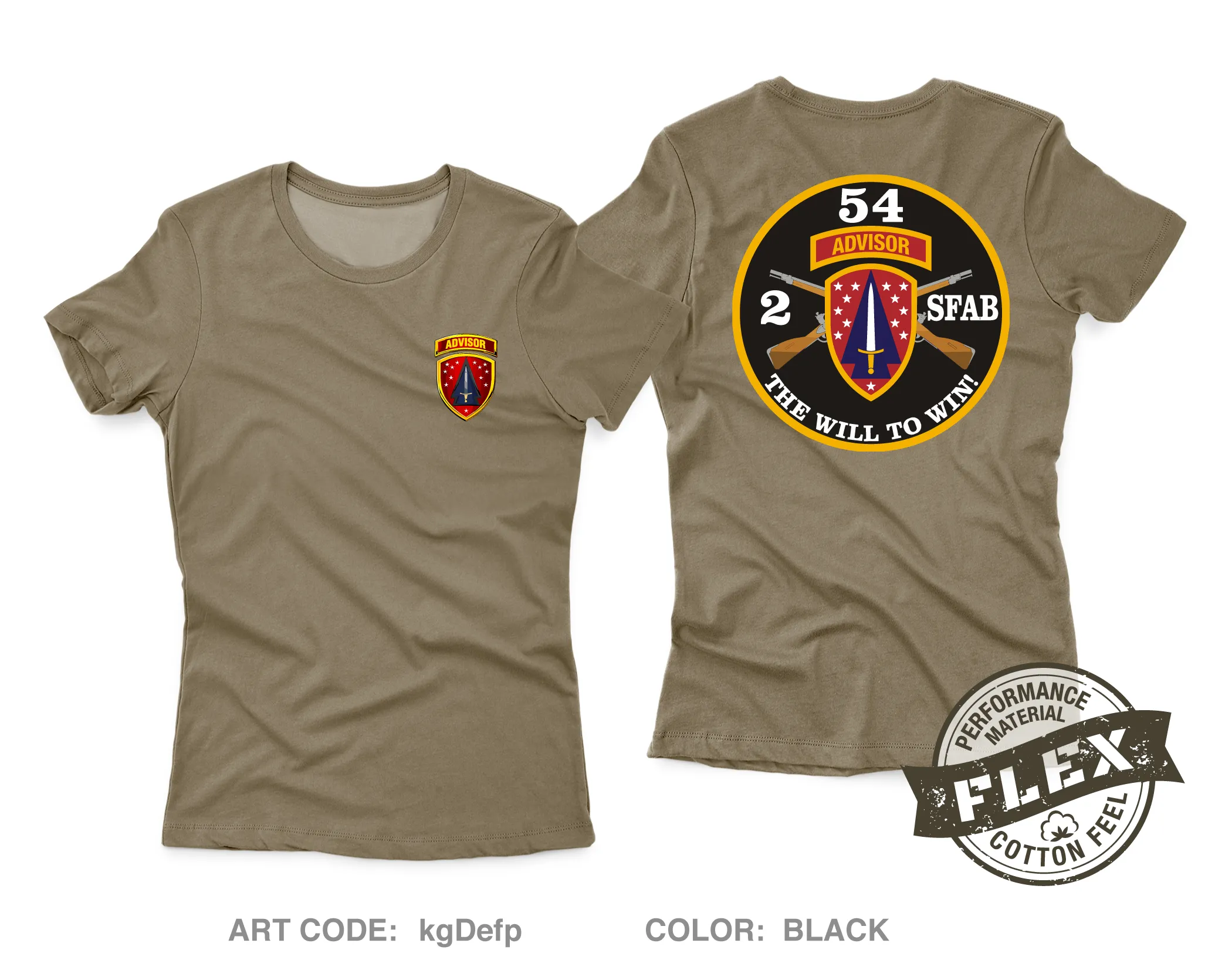 2-54 SFAB Fundarising Collection Core Women's SS Flex Performance Tee - kgDefp
