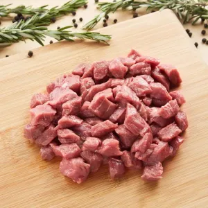 2 X GRASS FED BEEF DICED 250G