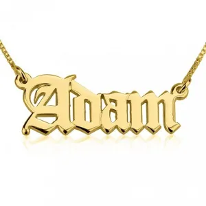 24K GOLD PLATED ADAM NECKLACE