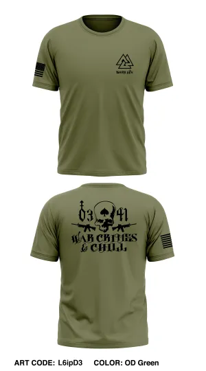 2nd Battalion 7th Marines Easy Co. Weapons Plt. Store 1 Core Men's SS Performance Tee - L6ipD3
