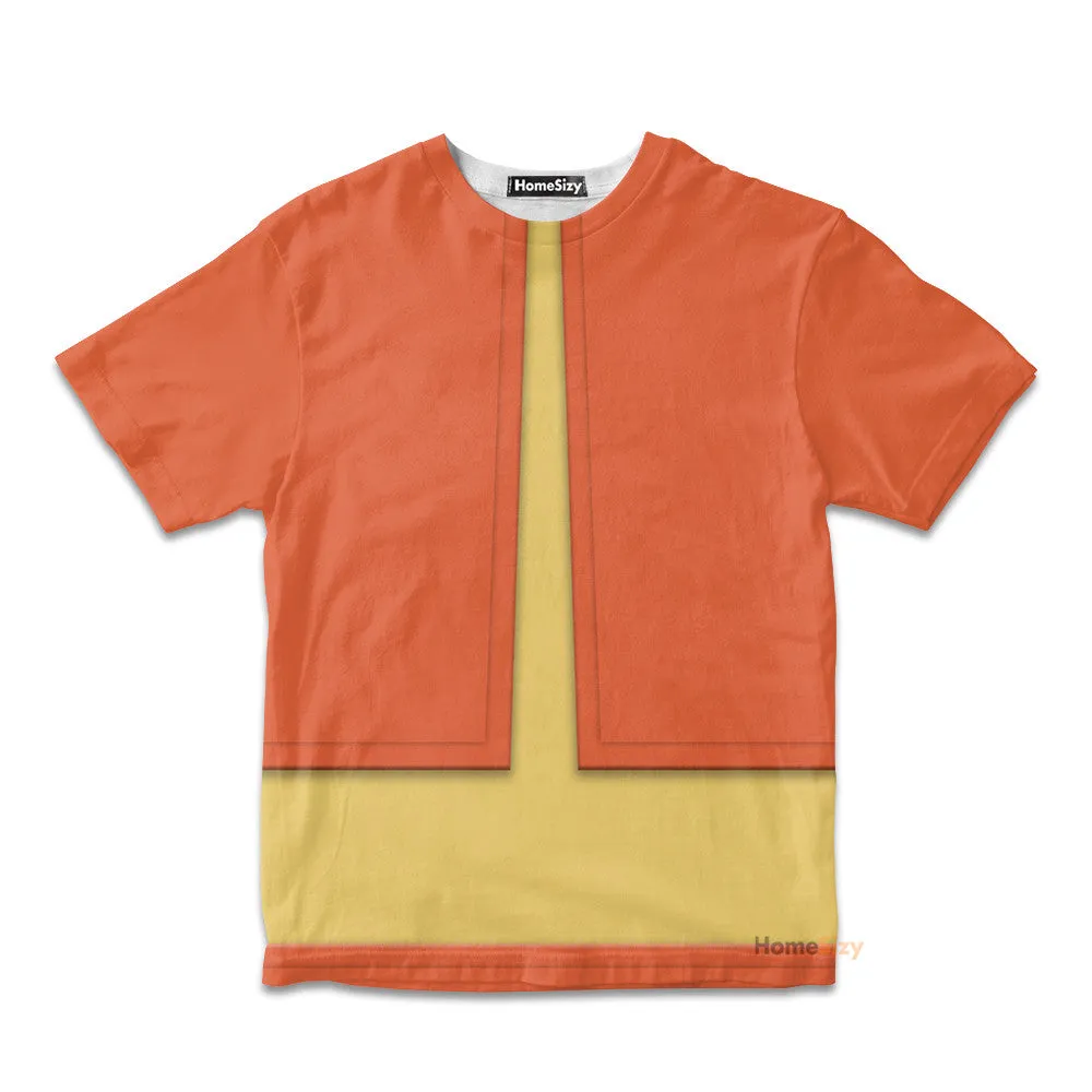 3D Aang Avatar The Last Airbender Kid Tshirt QT306227Hf