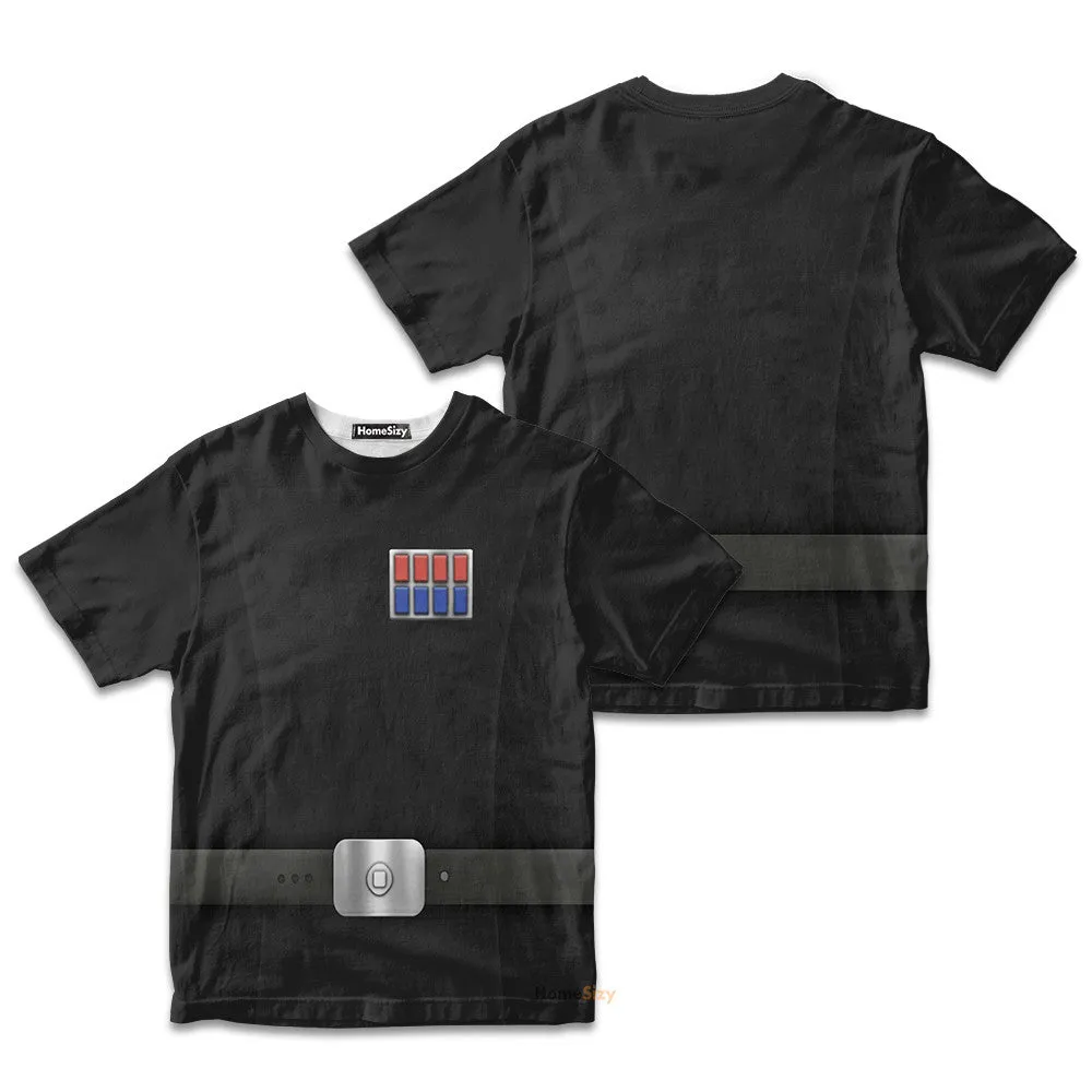 3D SW Stromtrooper Corps Imperial Officer Uniform Custom Cosplay Costume Kid Tshirt QT207412Hc