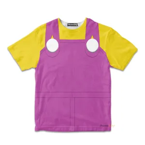 3D Wario Custom Kid Tshirt QT206327Hf