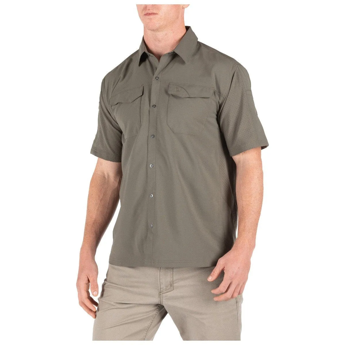 5.11 Tactical Freedom Flex Woven Short Sleeve Shirt Ranger Green