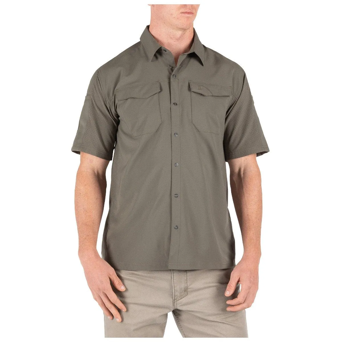 5.11 Tactical Freedom Flex Woven Short Sleeve Shirt Ranger Green