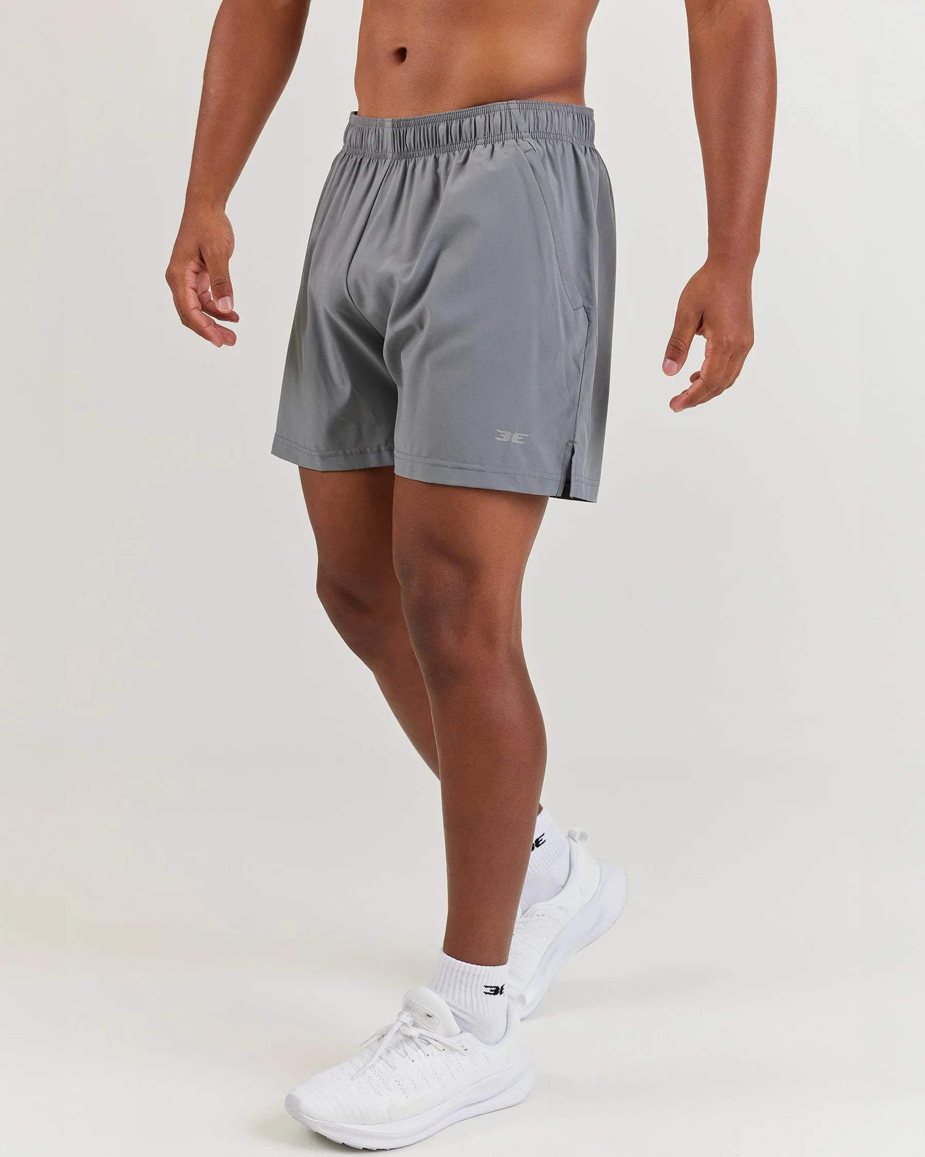 5" Elite Aero Shorts - Grey