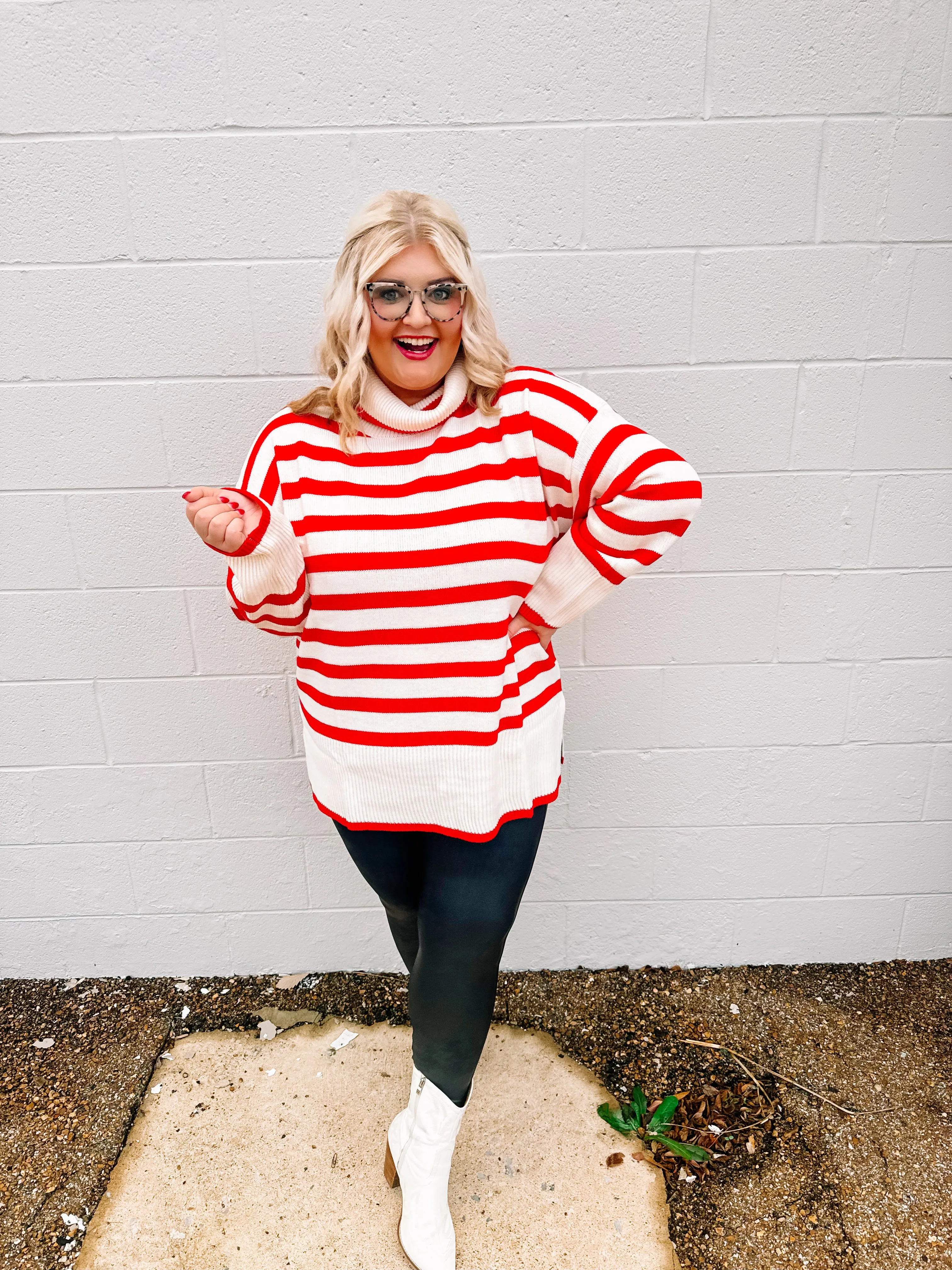 A Classic Christmas Sweater in Red