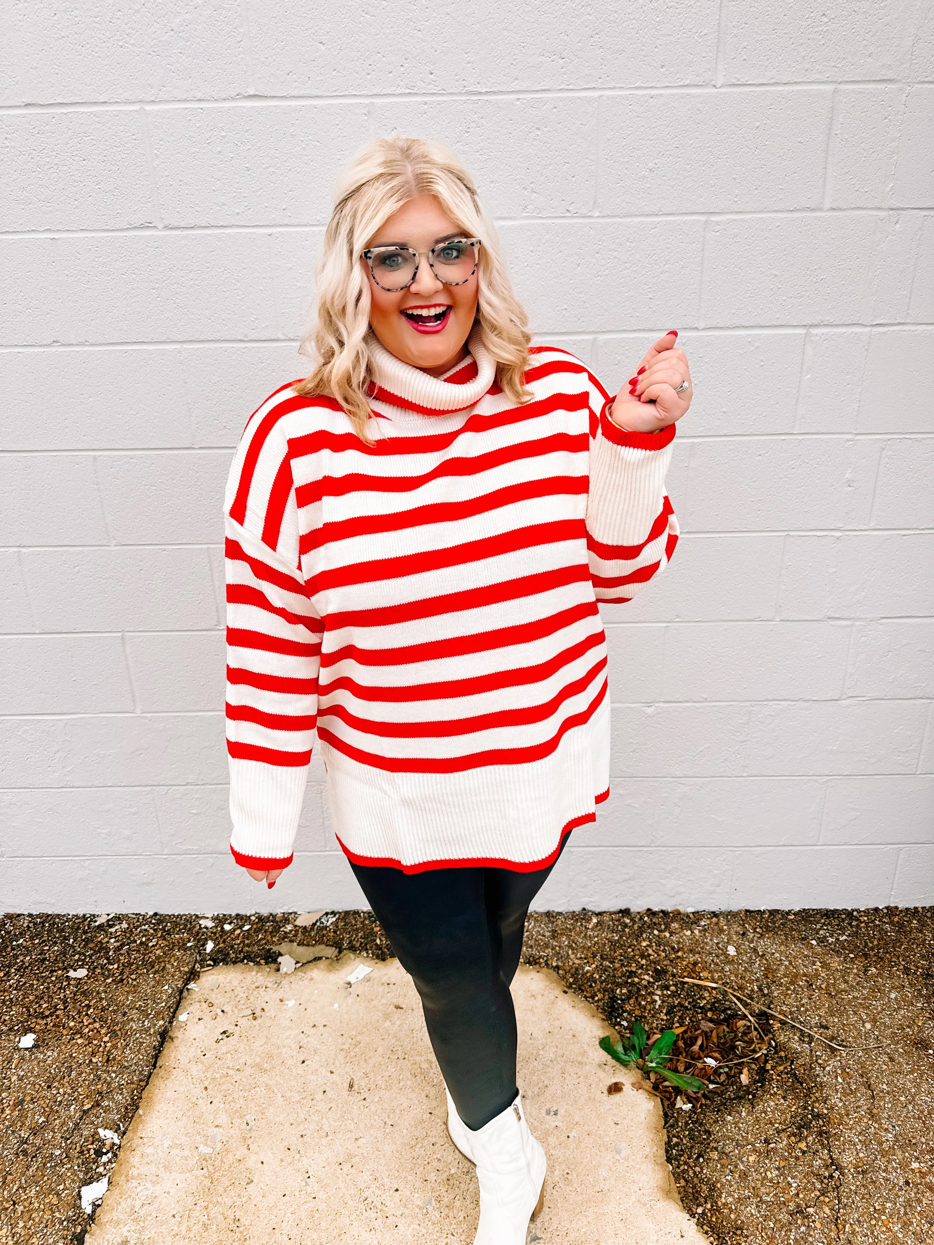 A Classic Christmas Sweater in Red
