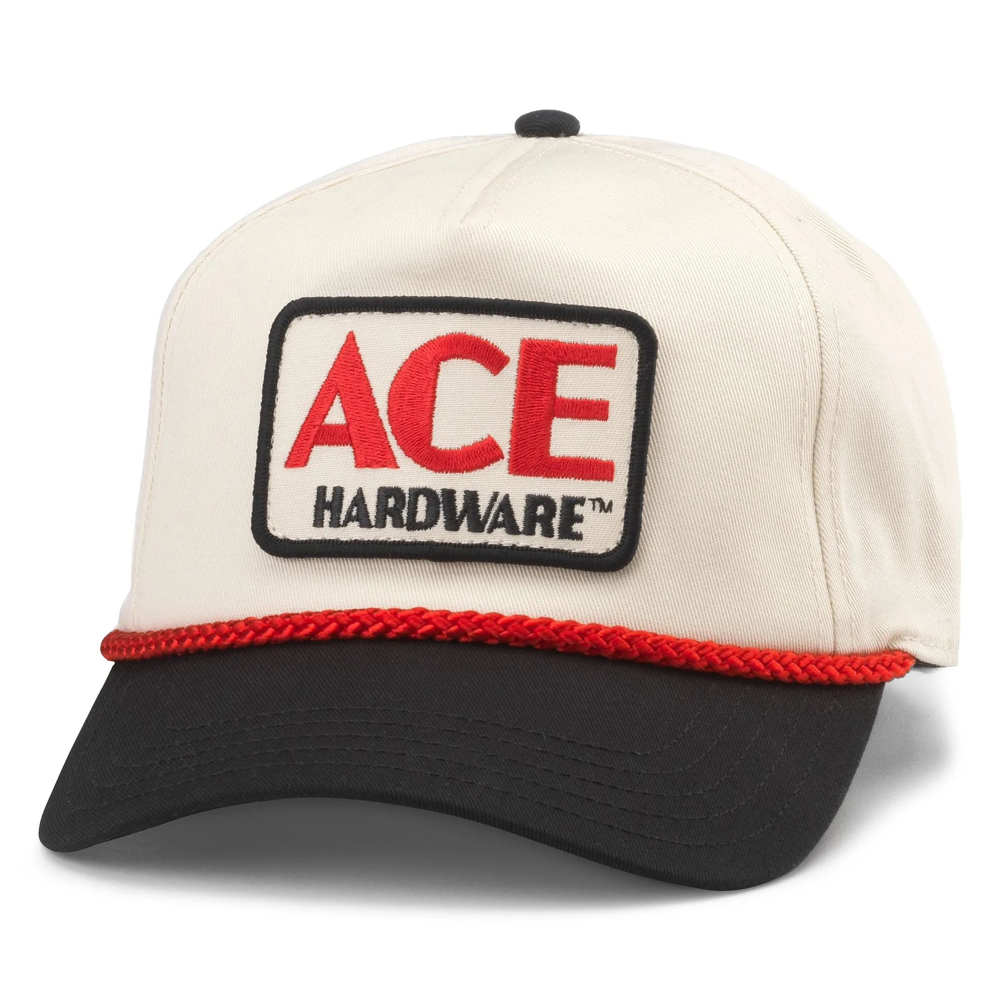 Ace Hardware Rosco Cap - Ivory/Black