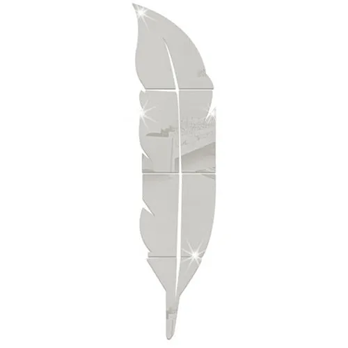 Acrylic Feather Mirror