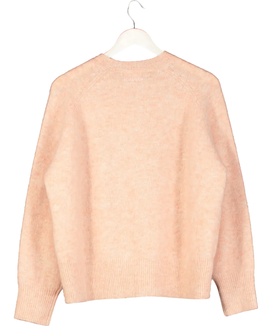Adanola Pink Knit Crewneck Sweatshirt UK S