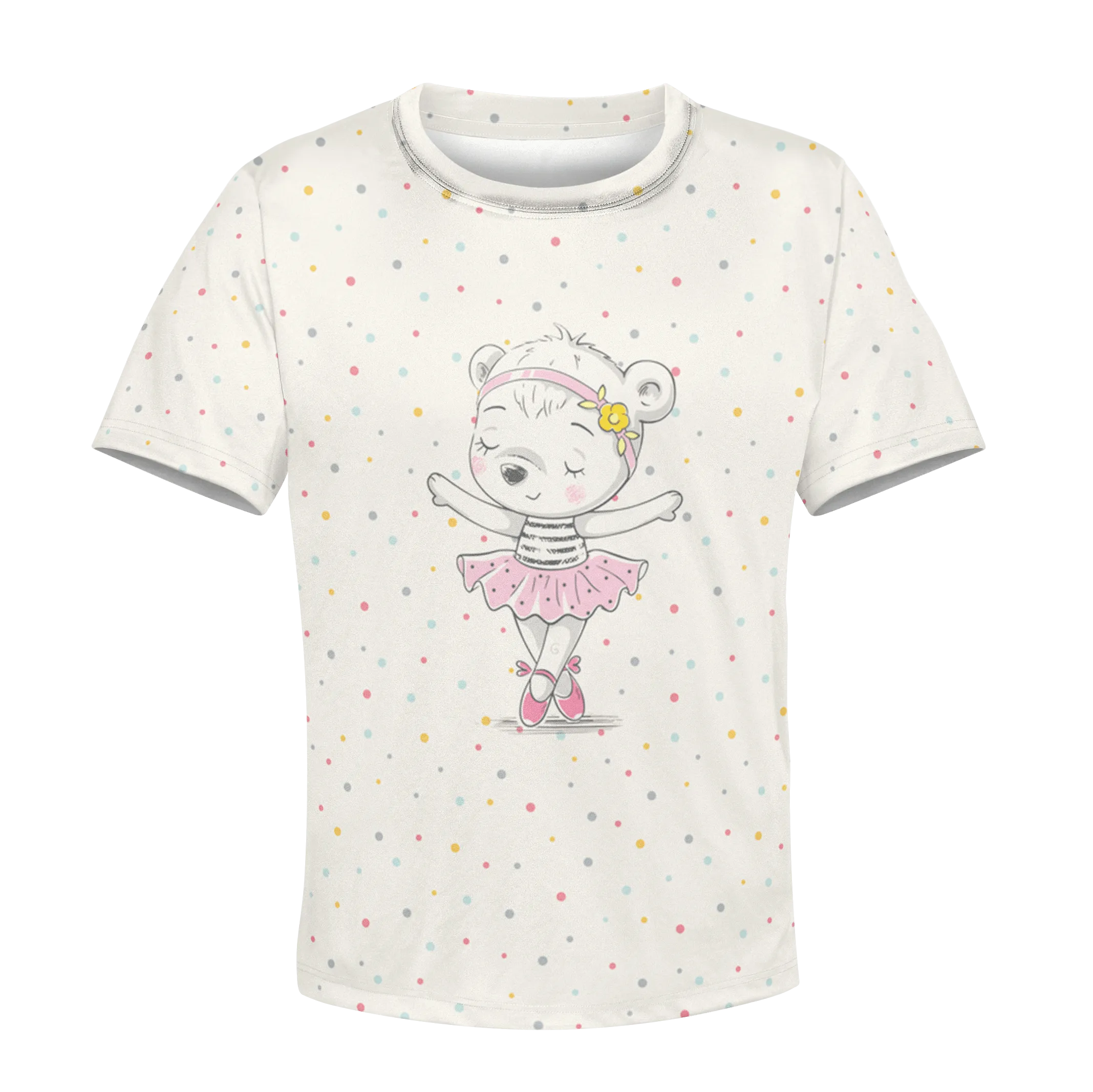 Adorable Bear Ballet Dancer Custom Cosplay Kid Hoodie