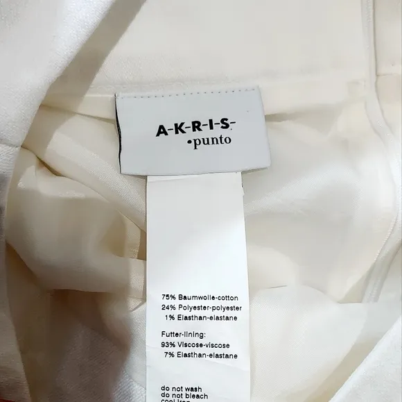 AKRIS punto Structured Pencil Lined Skirt size 6