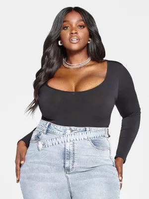 Alayna Open Back Chain Detail Bodysuit
