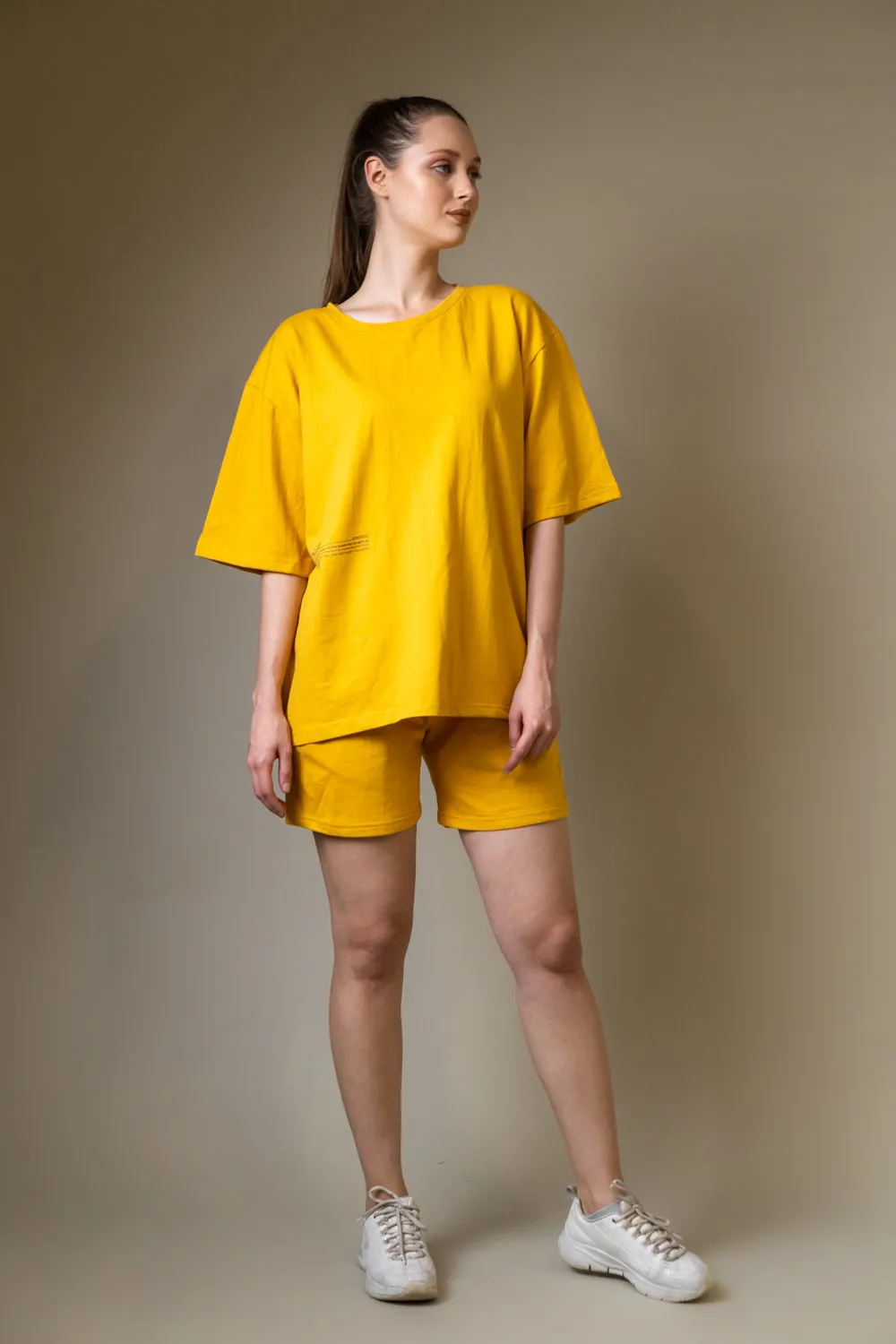 Amber Oversized T-shirt Shorts Co-Ord