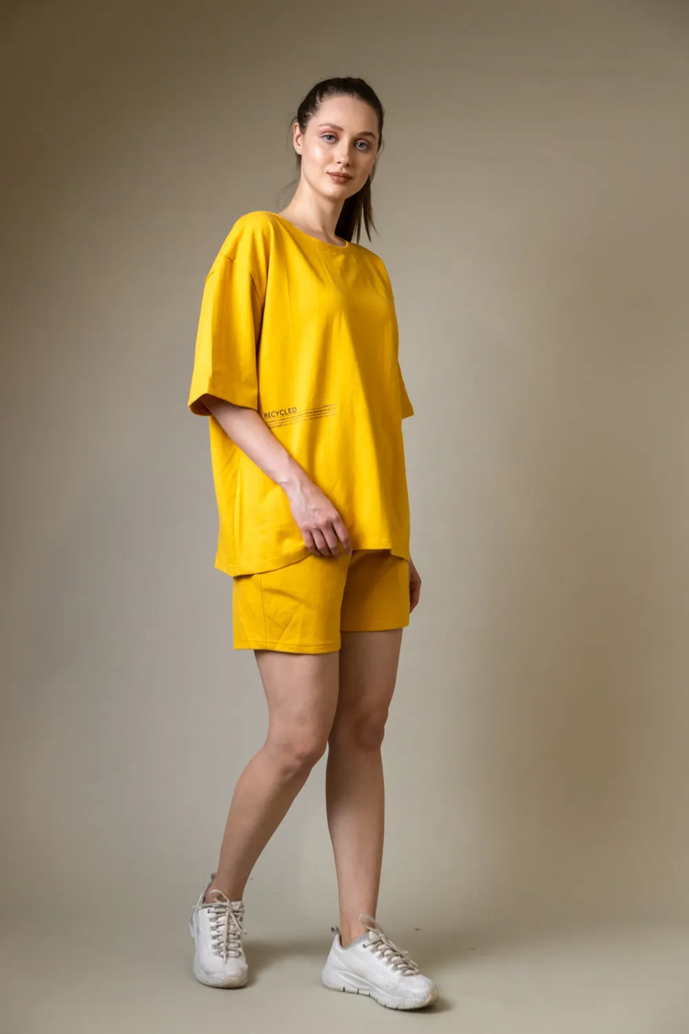 Amber Oversized T-shirt Shorts Co-Ord