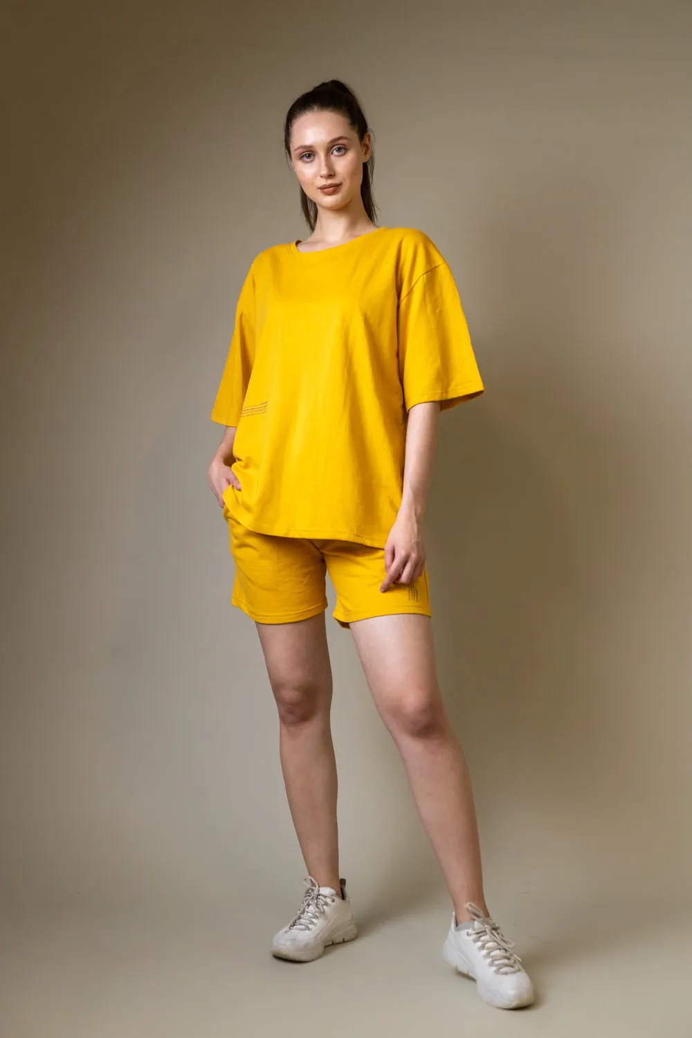 Amber Oversized T-shirt Shorts Co-Ord