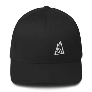 Amraj - White Logo - Flex Fit Cap