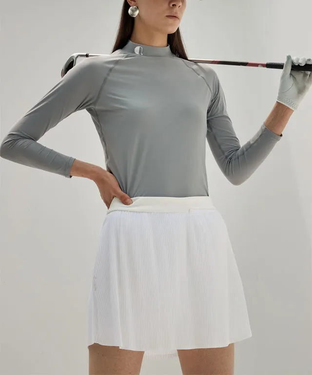 Anell Golf Light Pleated Skirt - White