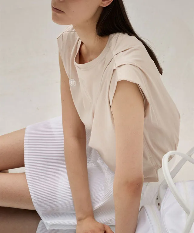 Anell Golf Light Pleated Skirt - White