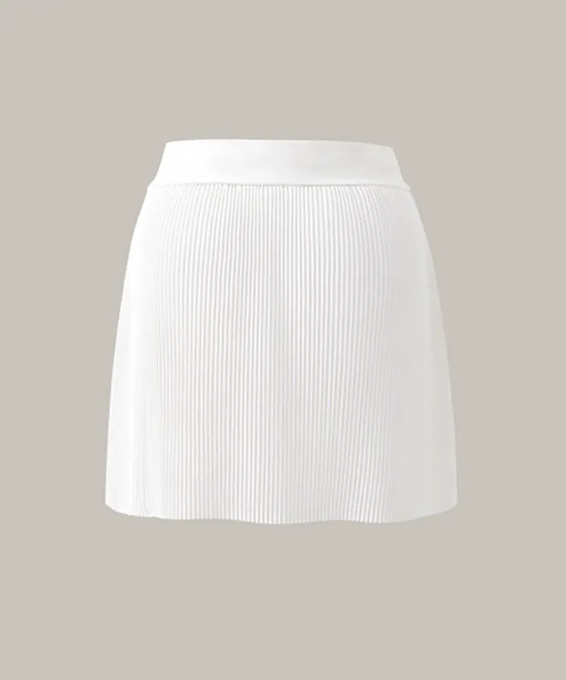 Anell Golf Light Pleated Skirt - White