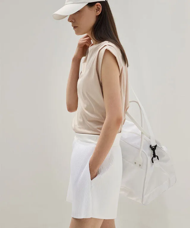 Anell Golf Light Pleated Skirt - White