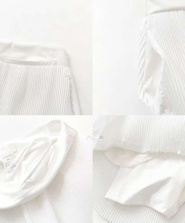 Anell Golf Light Pleated Skirt - White