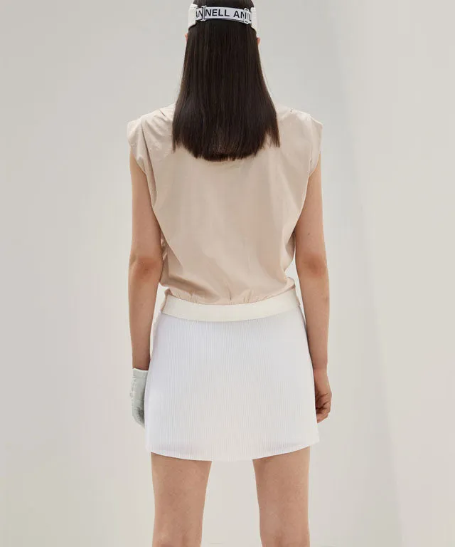 Anell Golf Light Pleated Skirt - White