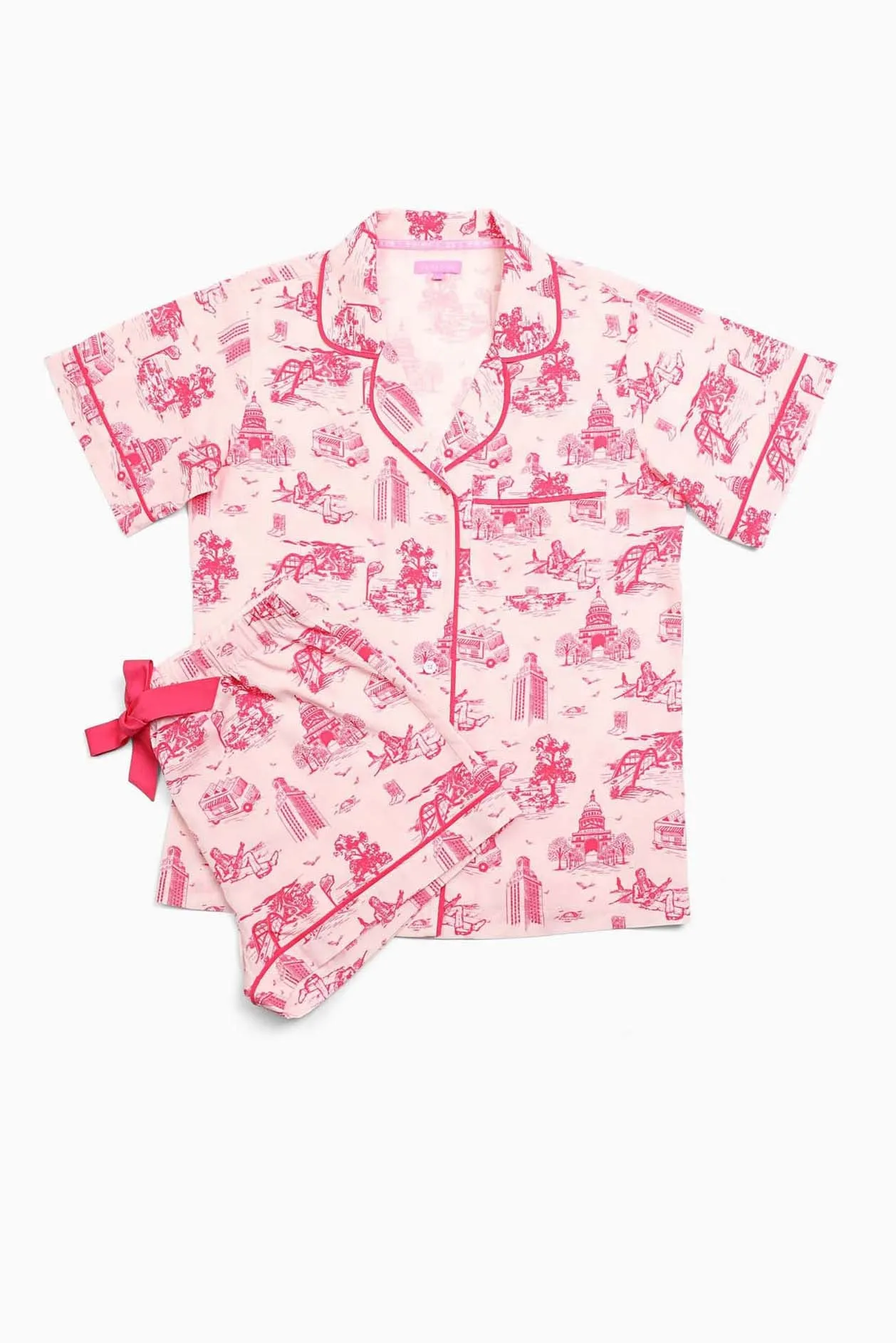Austin Toile PJ Shorts Set