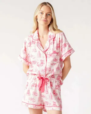 Austin Toile PJ Shorts Set