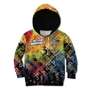 AUTISM AWARENESS Custom Cosplay Kid Hoodie