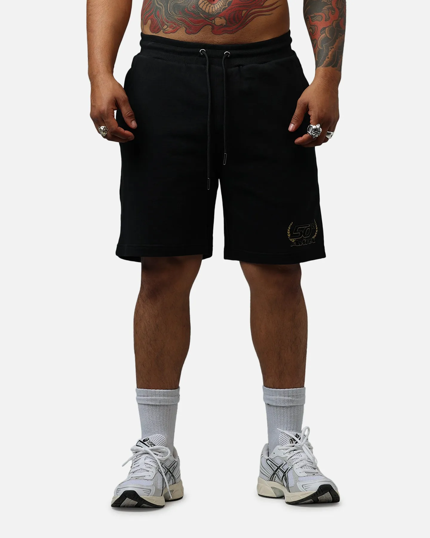 Avirex Gold Shorts Black/Gold