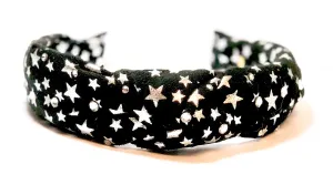 Bari Lynn Metallic Stars Twist Knot Headband with Crystals
