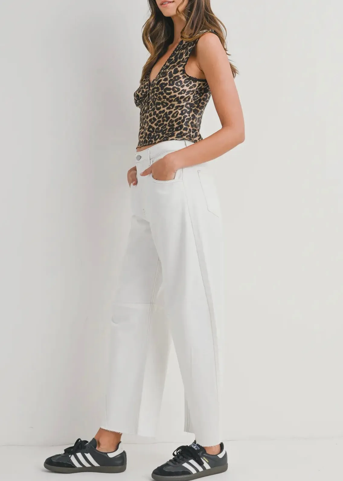 Barrel Jean With Seam
