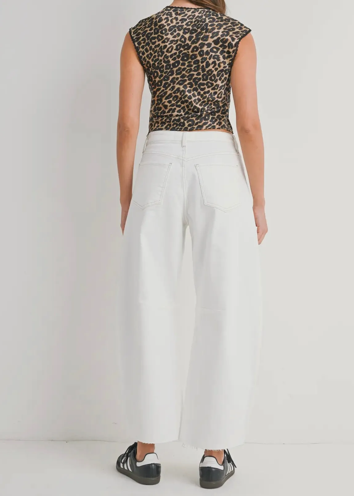 Barrel Jean With Seam