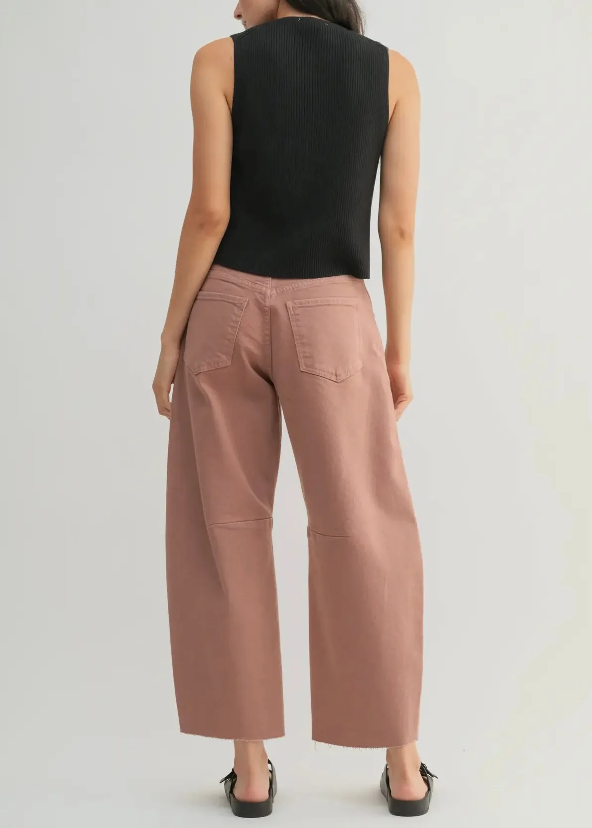 Barrel Jean With Seam