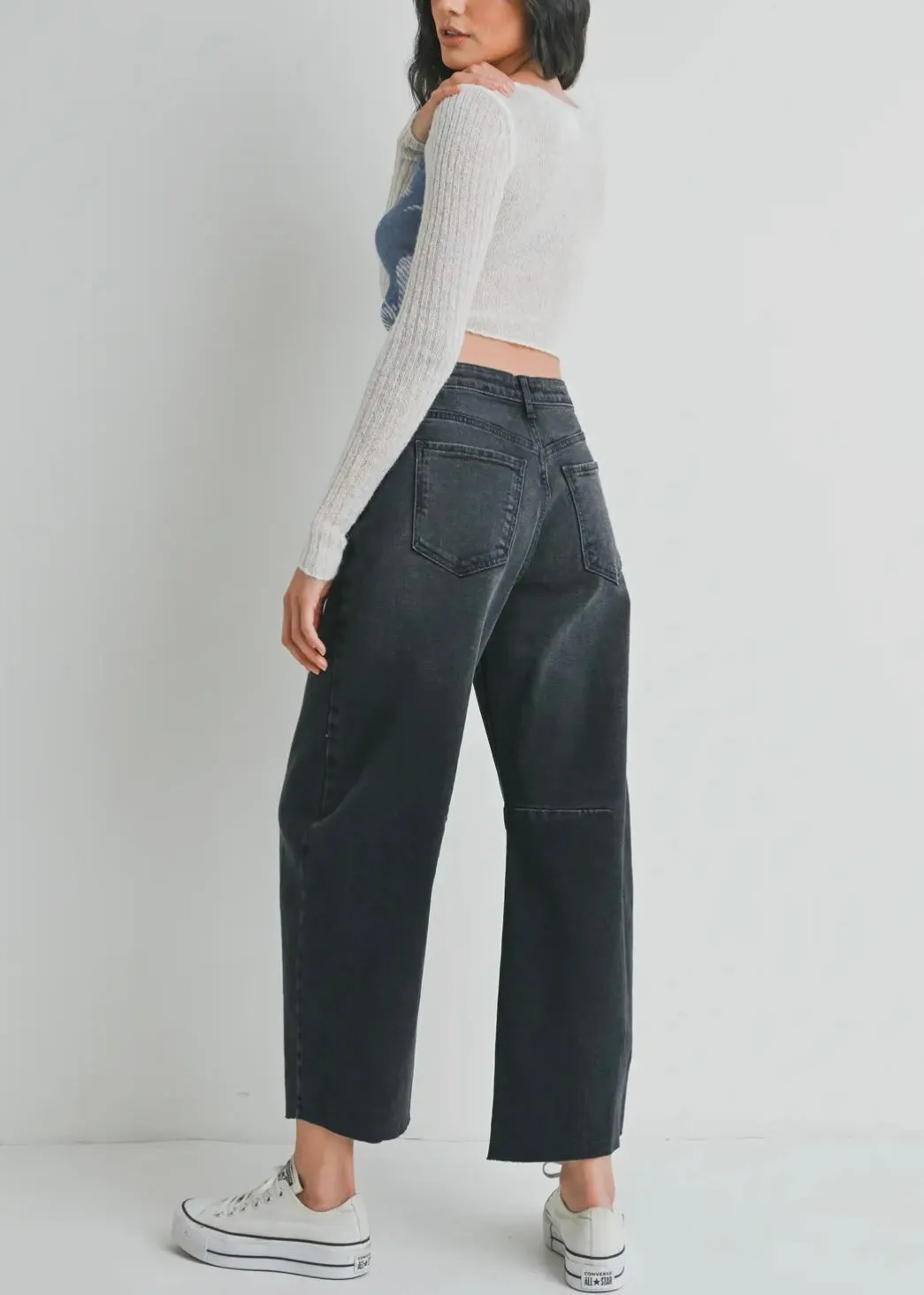 Barrel Jean With Seam