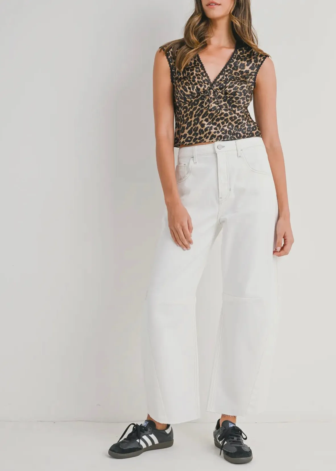 Barrel Jean With Seam