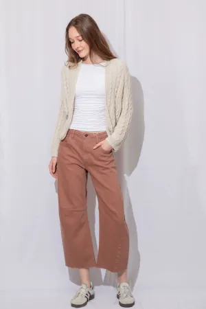 Barrel Jeans with Seams