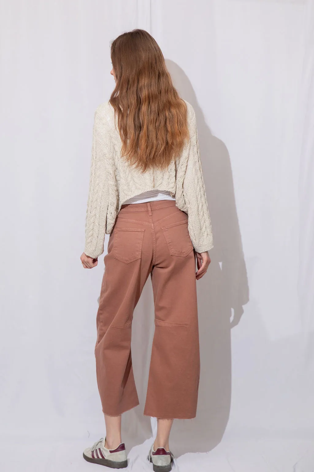 Barrel Jeans with Seams