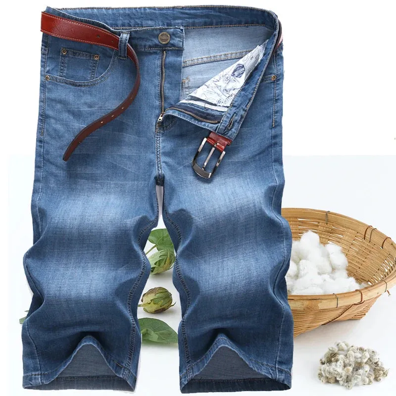 ÜberMann Sommer Jeans-Shorts in Hellblau