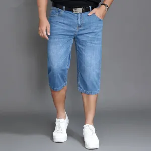 ÜberMann Sommer Jeans-Shorts in Hellblau