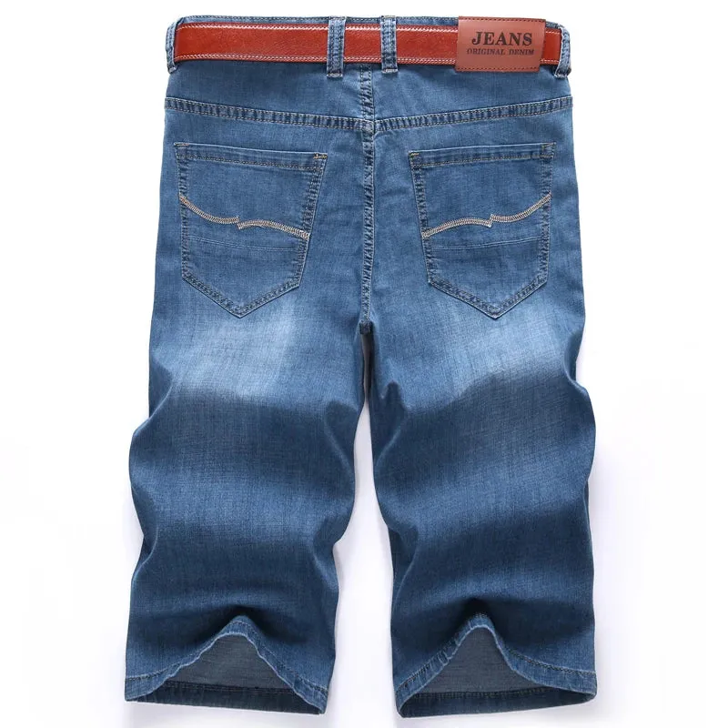 ÜberMann Sommer Jeans-Shorts in Hellblau