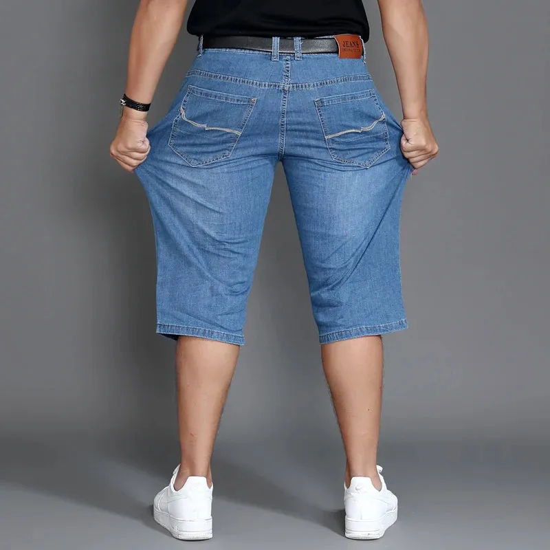 ÜberMann Sommer Jeans-Shorts in Hellblau