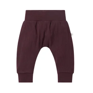 Berry Ribbed Joggers